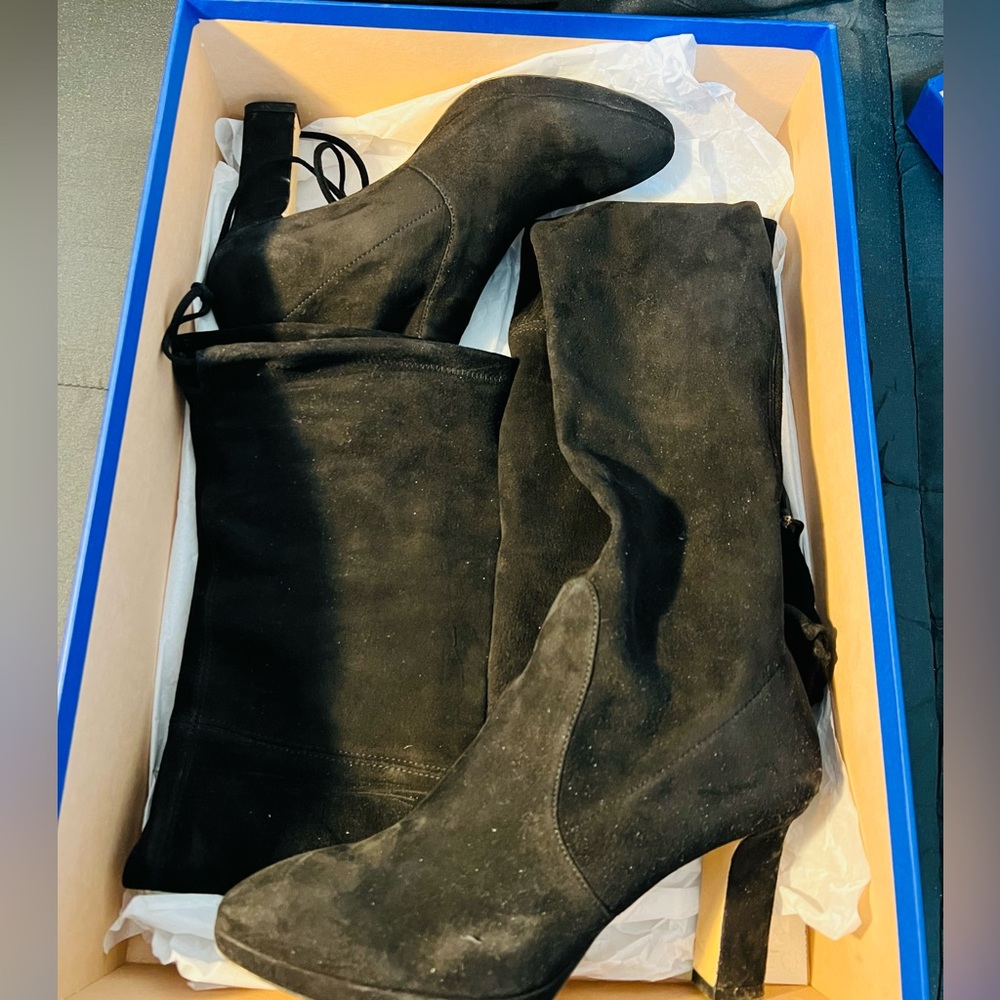 Stuart Weitzman Suede Over-The-Knee Boots